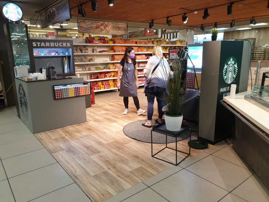 קפה סטארבקס באמצע הסופר: רשת יוחננוף תארח עמדות קפה פופ אפ  בסניפי הרשת